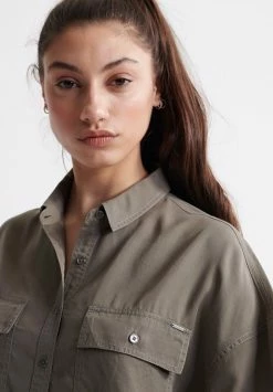 Superdry DESERT - Button-down Blouse - Khaki 7 Superdry DESERT - Button-down Blouse - Khaki -Superdry Shop 8f63e24979984e5eae8b552a13bfaf8a