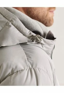 Superdry STUDIOS LONGLINE DUVET - Winter Coat - Flat Grey -Superdry Shop 8f6c692efe694bc5bf322d58d3313916