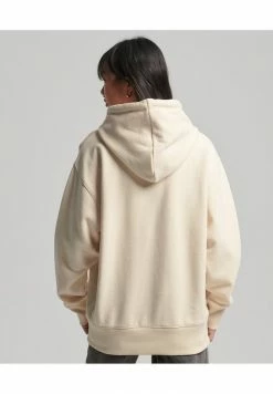 Superdry CODE APPLIQUE OVERSIZED - Hoodie - Oatmeal