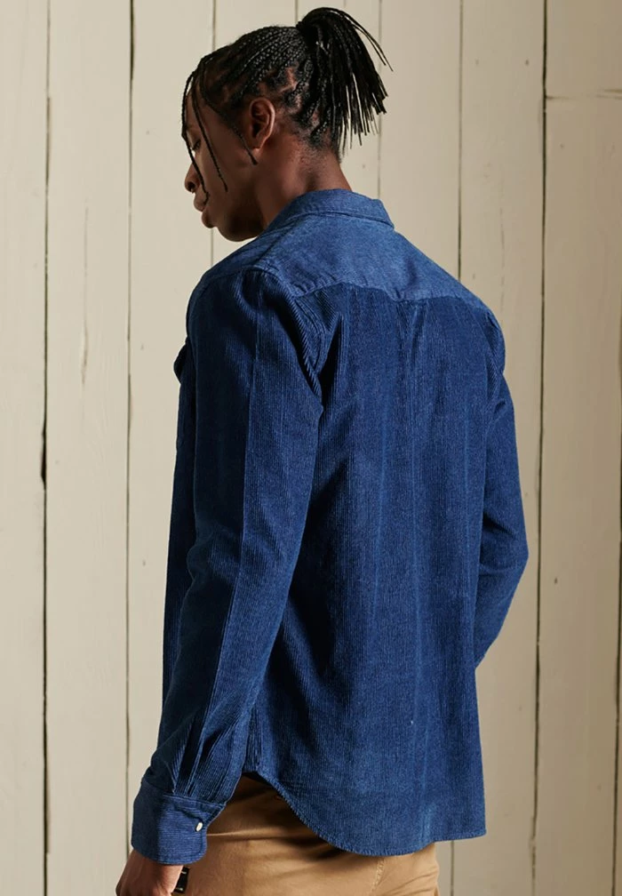 Superdry RESURRECTION - Shirt - Rinse Wash Indigo 3 Superdry RESURRECTION - Shirt - Rinse Wash Indigo - Image 3