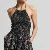 Superdry VINTAGE SMOCKED - Jumpsuit - Olivia Paisley Black