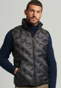 Superdry Waistcoat - Black