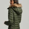 Superdry Winter Coat - Dark Moss