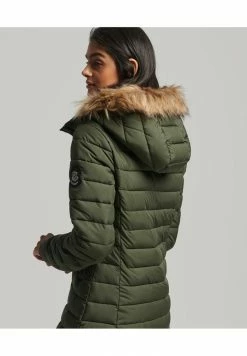 Superdry Winter Coat - Dark Moss