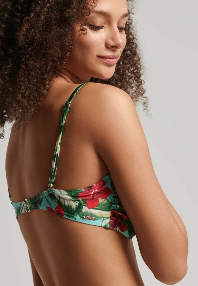 Superdry VINTAGE TWIST - Bikini Top - Mint Indo Leaf 4 Superdry VINTAGE TWIST - Bikini Top - Mint Indo Leaf - Image 4