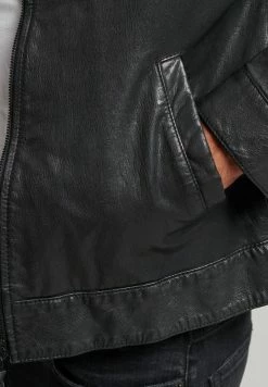 Superdry COACH - Leather Jacket - Black -Superdry Shop 90b87863f5ab43868e12da61445aded4