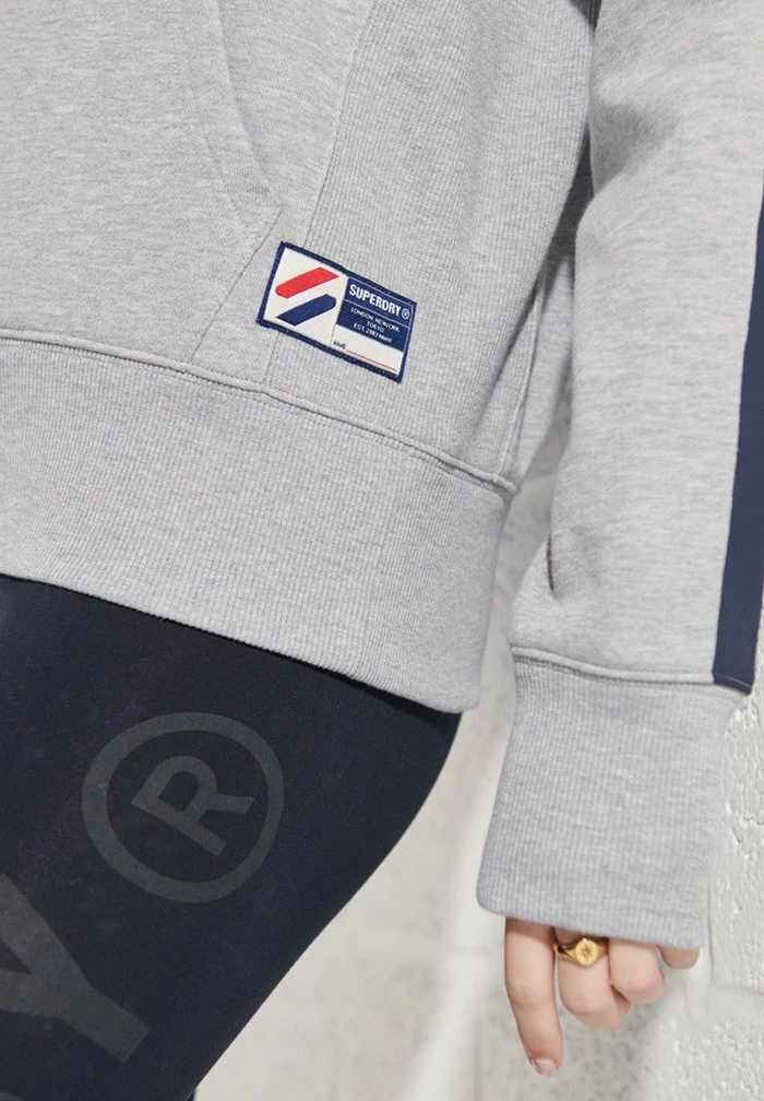 Superdry Hoodie - Grey Marl 3 Superdry Hoodie - Grey Marl - Image 3