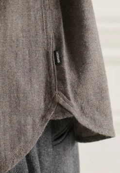 Superdry STUDIOS BRUSHED - Shirt - Dark Marl Herringbone -Superdry Shop 911f10e572734020ba60993b985d26e4