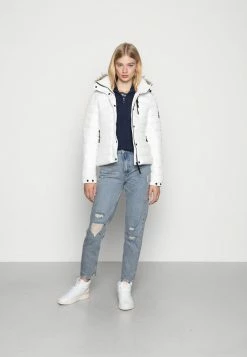 Superdry CLASSIC FUJI JACKET - Winter Jacket - White -Superdry Shop 912e34647117475db3221b98d9a7aa30