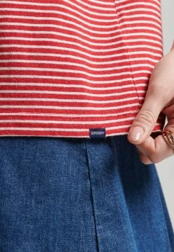 Superdry VINTAGE LOGO STRIPE - Print T-shirt - Papaya Red Marl Rodeo White 6 Superdry VINTAGE LOGO STRIPE - Print T-shirt - Papaya Red Marl Rodeo White -Superdry Shop 914e55c91e574de8bd4ef49f4f3a0169