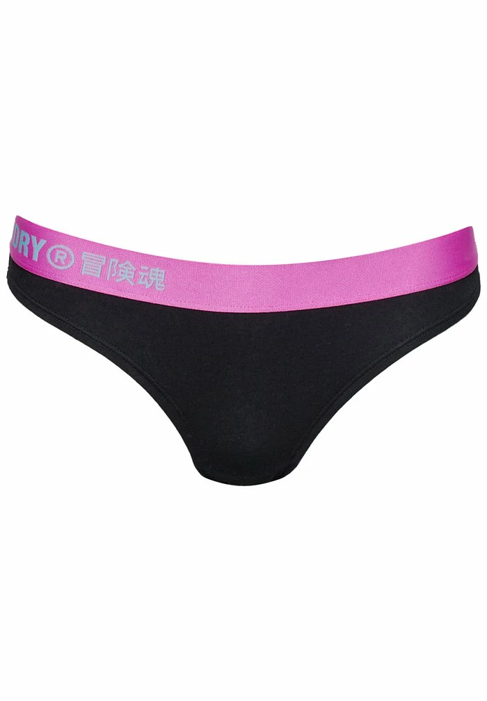 Superdry Bikini Bottoms - Black Lolly Pink 3 Superdry Bikini Bottoms - Black Lolly Pink - Image 3