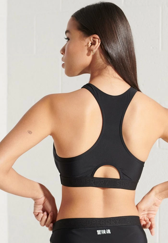 Superdry VOLLEY - Bikini Top - Black 2 Superdry VOLLEY - Bikini Top - Black - Image 2