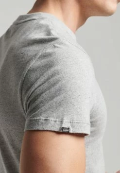 Superdry Basic T-shirt - Pumice Stone Marl -Superdry Shop 91ec7cc5e24d47cba5dc0a764fc11a89