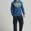 Superdry Hoodie - Blue Bottle