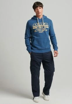 Superdry Hoodie - Blue Bottle