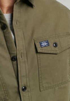 Superdry BORG LINED MILLER - Shirt - Surplus Goods Olive -Superdry Shop 923cf5cb71bf4138b79c4eaf8ff32367