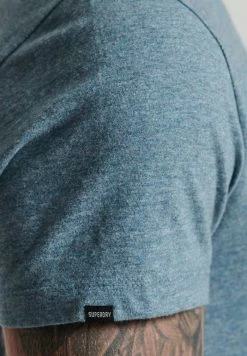 Superdry Basic T-shirt - Desert Sky Blue Grit -Superdry Shop 924e06799a6146be85cf87e841758d7f