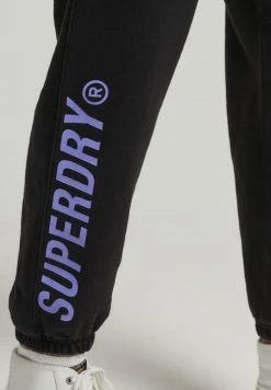 Superdry CORE - Tracksuit Bottoms - Black -Superdry Shop 92a9385ca19b4c16a9cd17c6f0975f98
