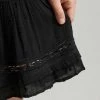 Superdry VINTAGE LACE - Mini Skirt - Black