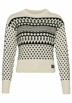 Superdry Jumper - Ecru Fairisle -Superdry Shop 92c2dddf1ecc4d0c9d36d2c7be7779e6