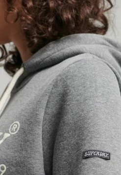 Superdry VENUE INTEREST - Hoodie - Charcoal Marl -Superdry Shop 92c9b561641344fcaf99a96828a040b1