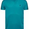 Superdry SPORT RUN SHORT - Print T-shirt - Teal Blue