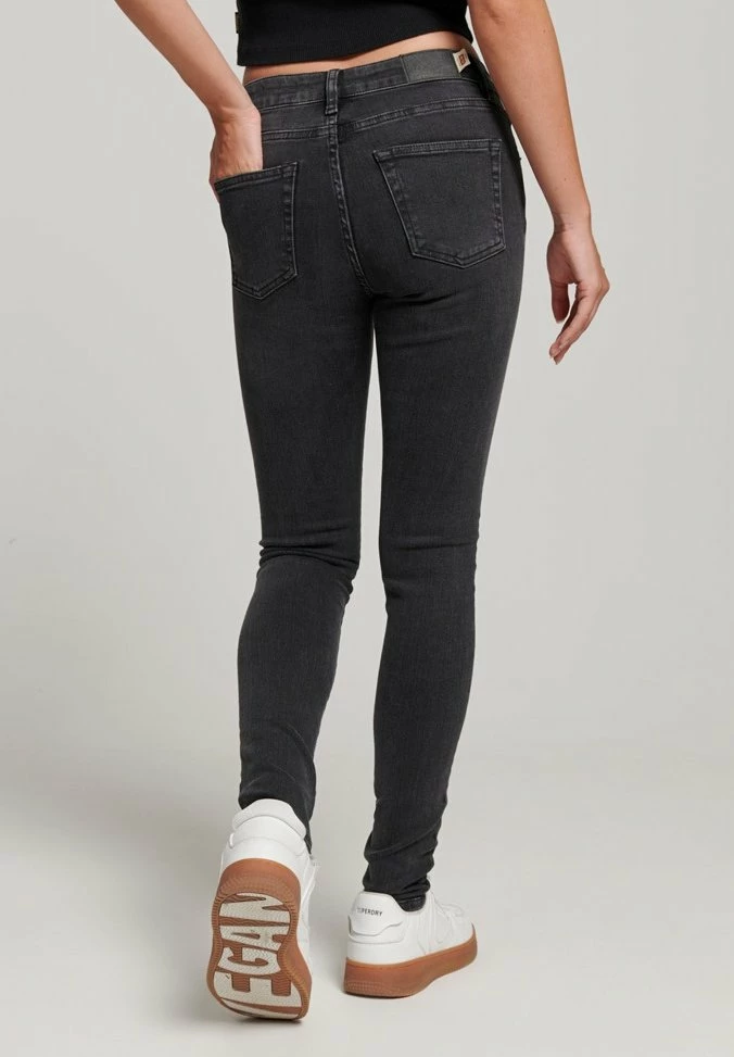 Superdry VINTAGE MID RISE SKINNY - Jeans Skinny Fit - Walcott Black Stone 3 Superdry VINTAGE MID RISE SKINNY - Jeans Skinny Fit - Walcott Black Stone - Image 3