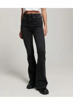 Superdry Flared Jeans - Dark Grey Wash
