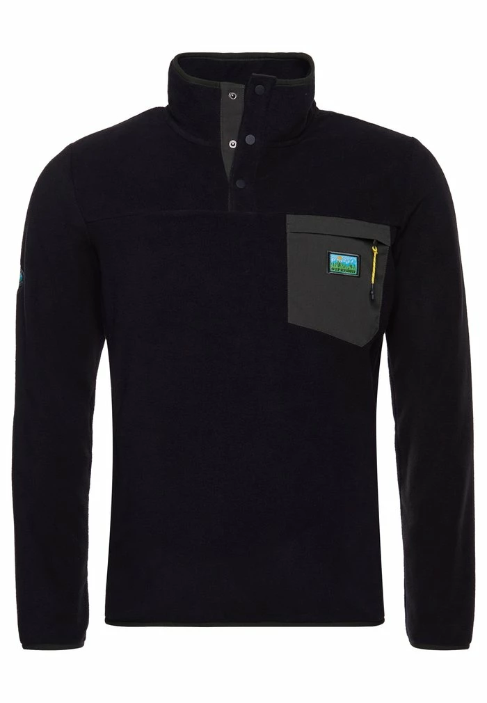 Superdry B TRAIL - Fleece Jumper - Black 4 Superdry B TRAIL - Fleece Jumper - Black - Image 4