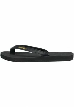 Superdry BASELINE - T-bar Sandals - Black