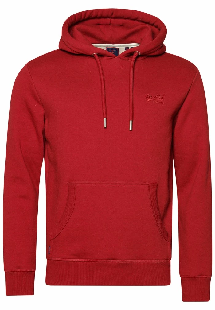Superdry LOGO EMBROIDERED - Hoodie - Track Red Marl 6 Superdry LOGO EMBROIDERED - Hoodie - Track Red Marl - Image 6