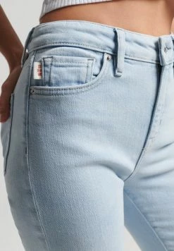 Superdry HIGH RISE - Jeans Skinny Fit - Lighter Indigo Vintage Destroy 8 Superdry HIGH RISE - Jeans Skinny Fit - Lighter Indigo Vintage Destroy -Superdry Shop 9355e66aaf5942aeb7aab12514853b99