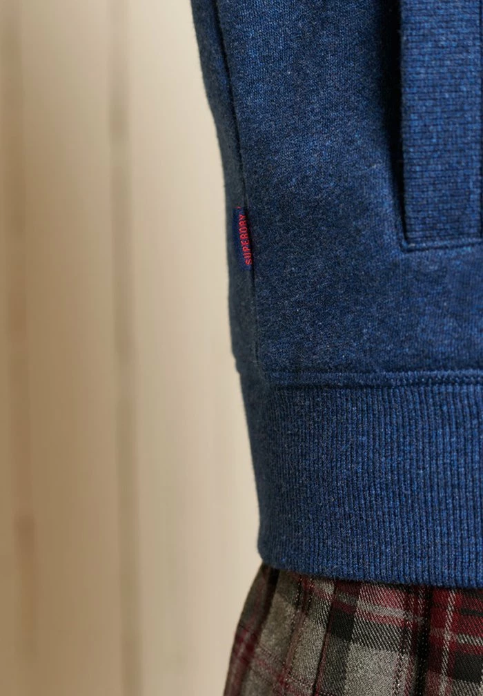 Superdry Zip-up Sweatshirt - Bright Blue Marl 3 Superdry Zip-up Sweatshirt - Bright Blue Marl - Image 3