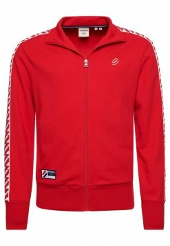 Superdry CODE TAPE - Training Jacket - Risk Red -Superdry Shop 937f93bdb32b49b59157dd2e832bbe45
