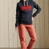 Superdry VINTAGE LOGO - Hoodie - Eclipse Navy