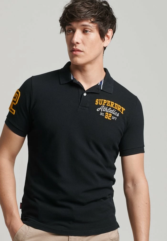 Superdry Polo Shirt - Black 1 Superdry Polo Shirt - Black