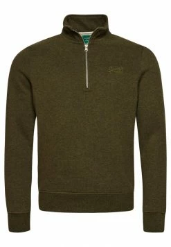 Superdry VINTAGE LOGO - Fleece Jumper - Olive Marl 5 Superdry VINTAGE LOGO - Fleece Jumper - Olive Marl -Superdry Shop 93f4e23ade224c74ab0271eed91436cd