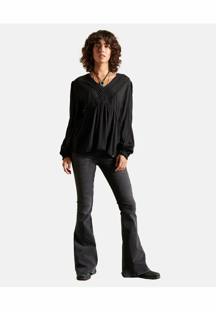 Superdry Blouse - Black 2 Superdry Blouse - Black - Image 2