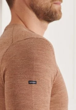 Superdry Jumper - Biscuit -Superdry Shop 945c5f0166b546bda418d2155187b4a4