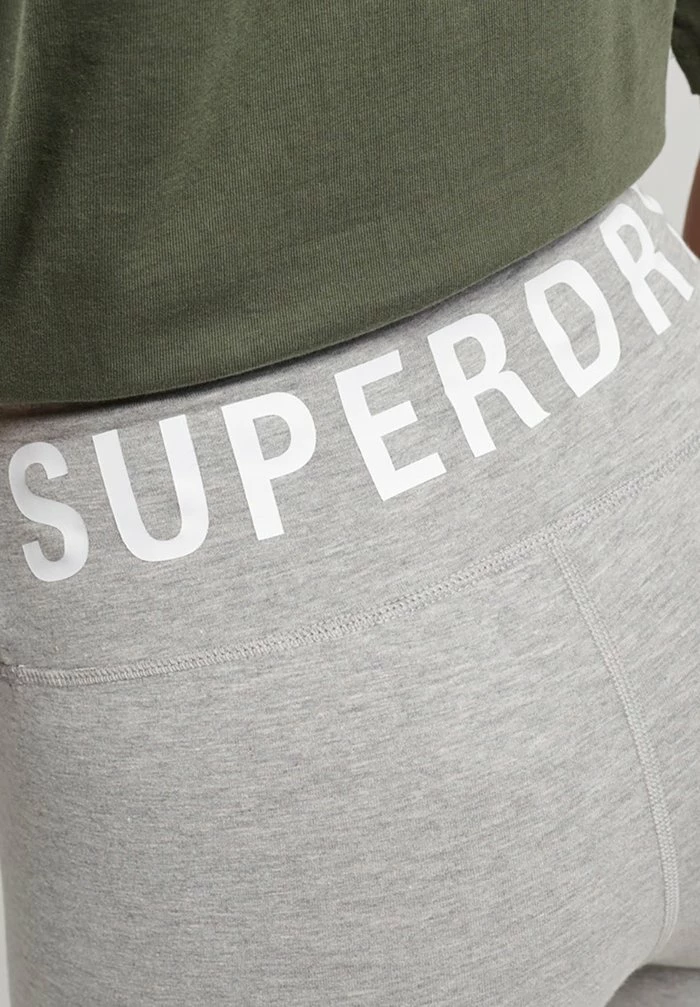 Superdry CORE - Shorts - Grey Marl 3 Superdry CORE - Shorts - Grey Marl - Image 3