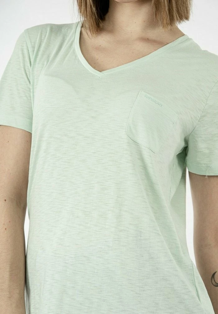 Superdry Basic T-shirt - Vert 4 Superdry Basic T-shirt - Vert - Image 4
