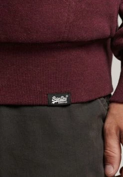 Superdry BORG - Zip-up Sweatshirt - Track Burgundy Marl -Superdry Shop 94f01b24a87346ce989070b68c27aab9