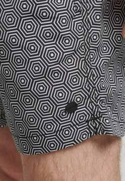 Superdry SD STUDIOS - Swimming Shorts - Mono Hex Black -Superdry Shop 95252ceb56e444e088ed80bd3ccbf9b4