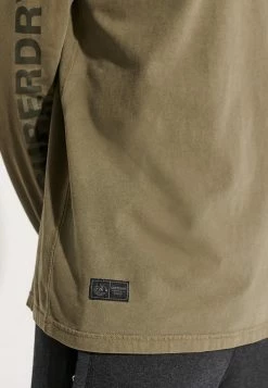 Superdry Long Sleeved Top - Khaki -Superdry Shop 955853b047a74b88a4b7eb58a70d6442