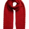 Superdry CABLE LUX - Scarf - Flame Marl