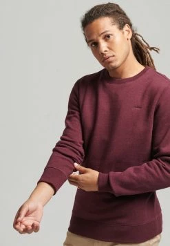 Superdry VINTAGE - Sweatshirt - Track Burgundy Marl -Superdry Shop 95abaa27c68948feac8b38b95f5ef5ee