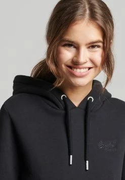 Superdry VINTAGE - Hoodie - Black -Superdry Shop 9628470ebdcb4bef81daa7d2a31e1ff5