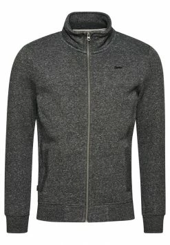 Superdry VINTAGE LOGO - Zip-up Sweatshirt - Light Grey -Superdry Shop 963ea133685b4bceaf7563c50dea50a1