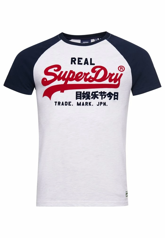 Superdry Print T-shirt - Ice Marl 4 Superdry Print T-shirt - Ice Marl - Image 4