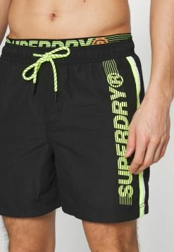 Superdry STATE VOLLEY SWIM - Swimming Shorts - Black -Superdry Shop 9658cdbf485f4b85a95bcb6a4cd1b3a1